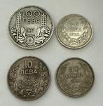 Bulgarije. Boris III. Lot of 4 coins, incl. silver: 50 & 100
