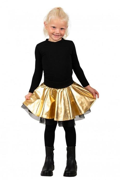 Cirkelrok Metallic Goud, Kinderen en Baby's, Carnavalskleding en Verkleedspullen, Nieuw, Verzenden