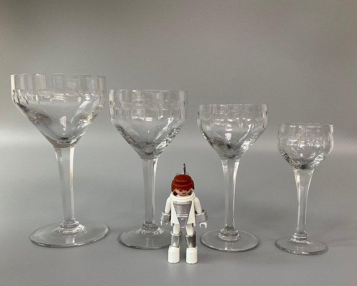 Drinkservies (35) - Kristal - Verres Art Deco, Antiek en Kunst, Antiek | Meubels | Tafels