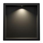 Inbouwnis Wiesbaden Demis 30x30x7cm Met Led Mat Zwart, Ophalen of Verzenden, Bad