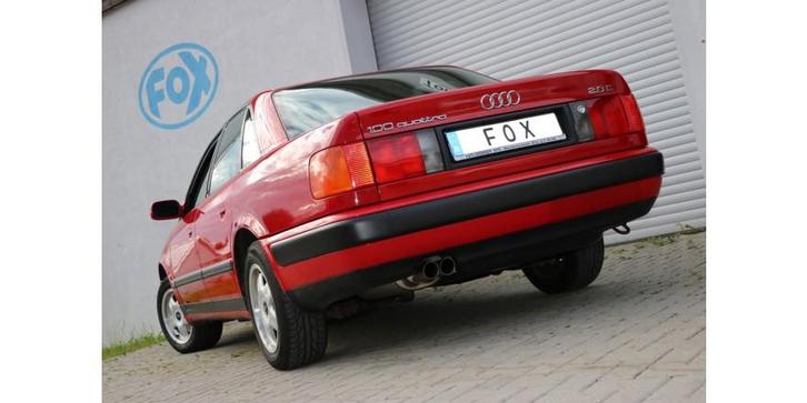 FOX Audi 100/A6 quattro type C4 einddemper - 2x70 type 14, Auto-onderdelen, Uitlaatsystemen, Nieuw, Verzenden