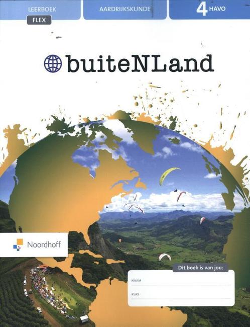 buiteNLand havo 4 leerboek flex 9789001746070, Livres, Guides touristiques, Envoi