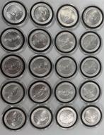 Australië. 20 x 1 oz 2016 $1 AUD Silver Kangaroo Coin BU In, Postzegels en Munten