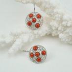 Bloedkoraal - Zilver - Oorbellen - CORALLO MEDITERRANEO