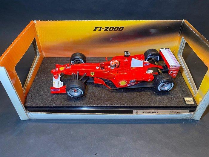 Hot Wheels 1:18 - Modelauto - Ferrari F1 2000 Michael, Hobby en Vrije tijd, Modelauto's | 1:5 tot 1:12