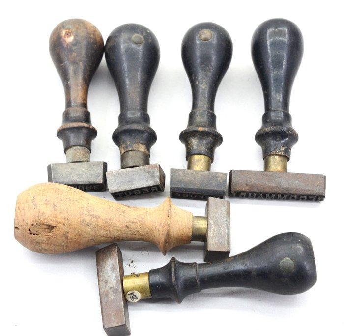 Poststempel - 6x Originele aanwijzingsstempels - Refusé -, Postzegels en Munten, Postzegels | Europa | België