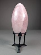 Geweldige rozenkwarts Lingam - Hoogte: 18.5 cm - Breedte:, Verzamelen, Mineralen en Fossielen