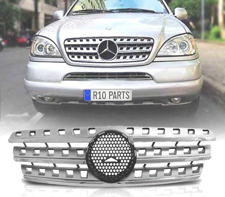 CALANDRE MERCEDES ML W163 98-05 CHROMÉ, Auto-onderdelen, Carrosserie, Verzenden