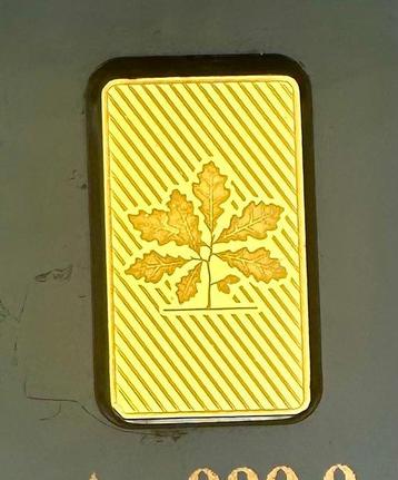Duitsland. Gold Bar Frauenkirche Dresden, Oro 1/100 Oz