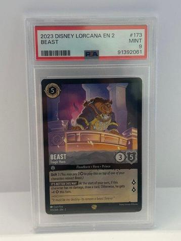 Disney - 1 Graded card - Lorcana - Beast  - PSA 9