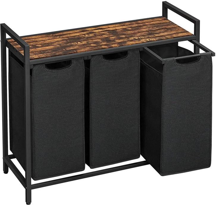 Grote Wasmand Zwart | Retour Deal | 92.5x71cm, Huis en Inrichting, Overige Huis en Inrichting, Nieuw, Verzenden