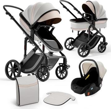 Lugia Zena Kinderwagen 3 in 1 Autostoel, Buggy &amp;, Caravans en Kamperen, Verzenden, Nieuw