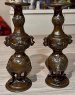 Arte antica - Kaarsenstandaard met oor Japanse (2) -, Antiek en Kunst