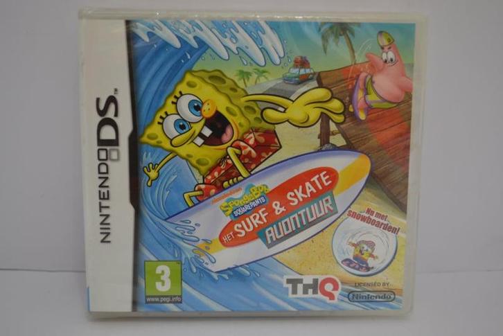 Spongebob Squarepants - Het Surf & Skate Avontuur - SEALED, Games en Spelcomputers, Games | Nintendo DS