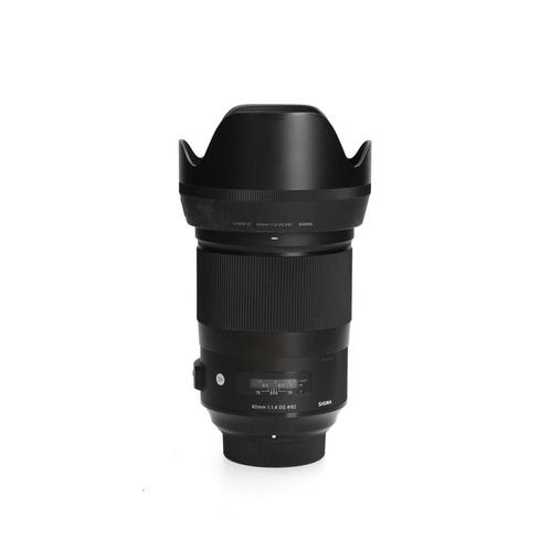 Sigma 40mm 1.4 DG HSM - Nikon, Audio, Tv en Foto, Foto | Lenzen en Objectieven, Zo goed als nieuw, Ophalen of Verzenden
