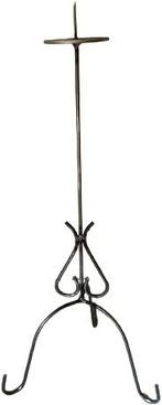 Metaalstaander luxe kandelaar zo van de smid 41x18 cm dikte, Nieuw