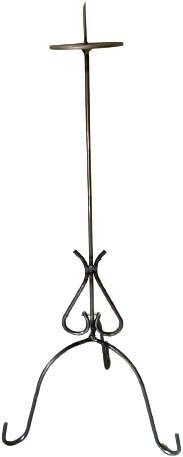 Metaalstaander luxe kandelaar zo van de smid 41x18 cm dikte, Huis en Inrichting, Woonaccessoires | Kunstplanten en Kunstbloemen