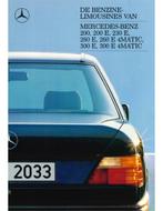 1988 MERCEDES BENZ E KLASSE BROCHURE NEDERLANDS, Boeken, Nieuw, Ophalen of Verzenden