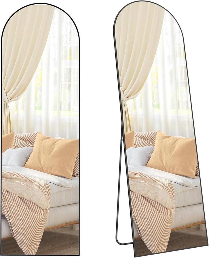 Staande spiegel - 160 cm hoog - volledige lengte spiegel -, Huis en Inrichting, Woonaccessoires | Spiegels, Verzenden