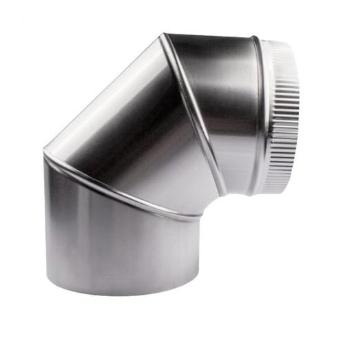 Aluminium bocht 90° | Ø 180 mm, Doe-het-zelf en Bouw, Ventilatie en Afzuiging, Verzenden