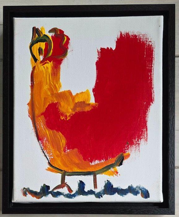 Anton Heyboer (1924-2005) - Kip, Antiek en Kunst, Kunst | Schilderijen | Modern