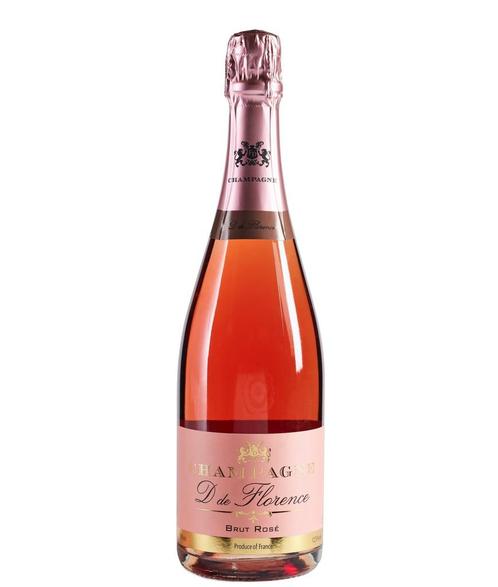 Champagne D de Florence Brut rosé 75cl, Collections, Vins