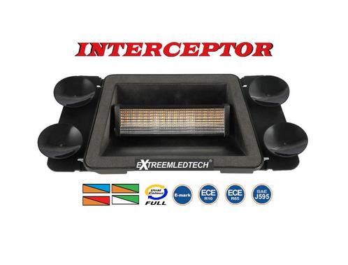 INTERCEPTOR LED Dash Flitser Dual Colour ECER65 ECER10 12-24, Autos : Pièces & Accessoires, Éclairage, Enlèvement ou Envoi