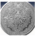 Mexico. 1 Once ND Aztec Calendar, 1 Oz (.999)  (Zonder, Postzegels en Munten