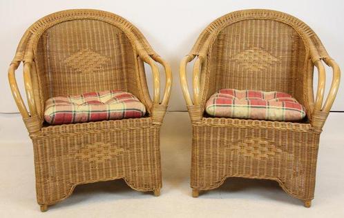 Lounge stoel - Bamboe - Twee lounge stoelen, Antiek en Kunst, Curiosa en Brocante