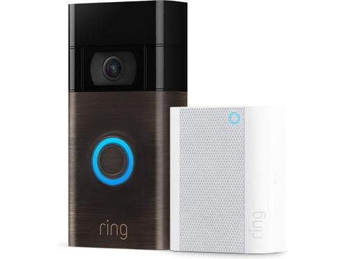 Ring Video Doorbell (2nd Gen) Venetian Bronze met Chime -, Huis en Inrichting, Woonaccessoires | Overige, Zo goed als nieuw, Verzenden