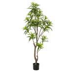 Kunstplant - Dracaena - Drakenboom - 155 cm, Nieuw