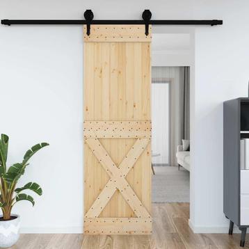 vidaXL Deur NARVIK 70x210 cm massief grenenhout, Verzenden