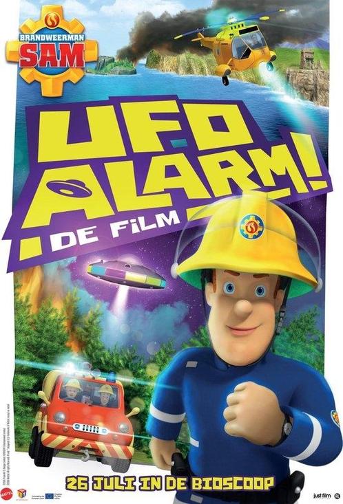 Brandweerman Sam Film: Ufo Alarm op DVD, Cd's en Dvd's, Dvd's | Tekenfilms en Animatie, Nieuw in verpakking, Verzenden