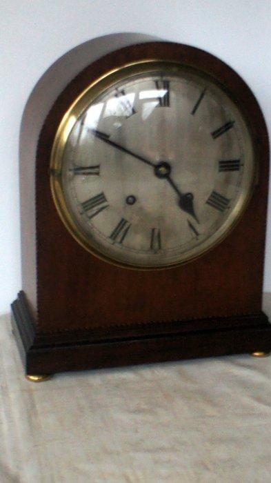 Tafelklok - Hout - 1900-1910 - Engelse mahonie houten ta, Antiek en Kunst, Antiek | Klokken