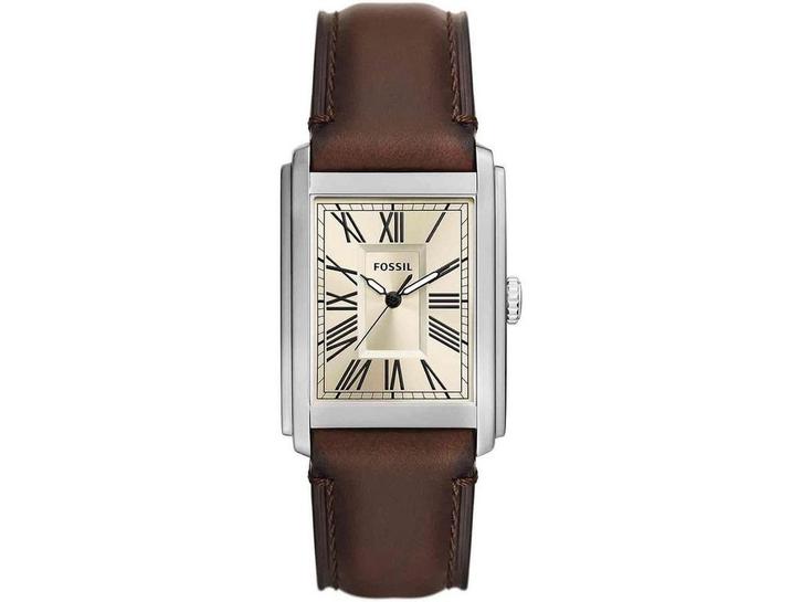 Fossil CARRAWAY FS6012 - Polshorloge - 30 mm - Bruin, Bijoux, Sacs & Beauté, Montres | Hommes, Envoi