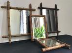 Spiegel  - Faux Bamboo - Vier spiegels in faux bamboo