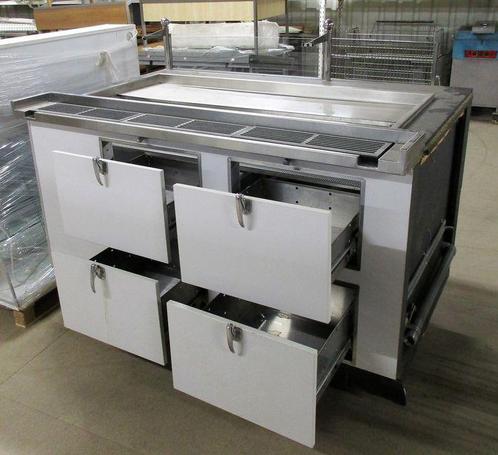 Gekoelde Werktafel, Koelwerkbank, Saladette 170cm, zonder, Zakelijke goederen, Horeca | Keukenapparatuur