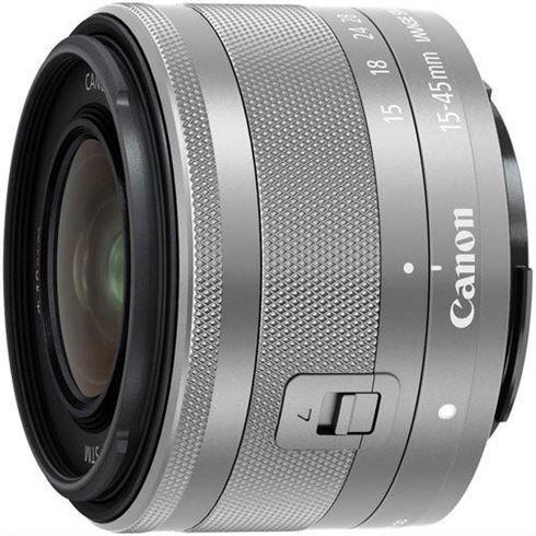 Canon EF-M 15-45mm F/3.5-6.3 IS STM zilver EX DEMO, TV, Hi-fi & Vidéo, Photo | Lentilles & Objectifs, Envoi