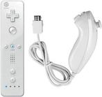 Wii Controller / Remote Wit + Nunchuk Wit (Third Party) (..., Games en Spelcomputers, Ophalen of Verzenden, Zo goed als nieuw