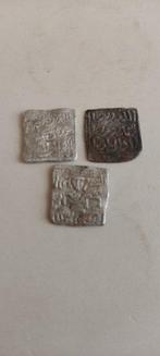 Almohadenkalifaat (1121-1269 CE). Lot of 3x Silver Square
