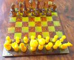 Jeu déchecs - Handmade Chess Set with Genuine Baltic Amber, Collections