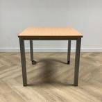 mobiele kantinetafel, (hxbxd) 74x80x80 cm, Beuken - grijs, Gebruikt, Bureau