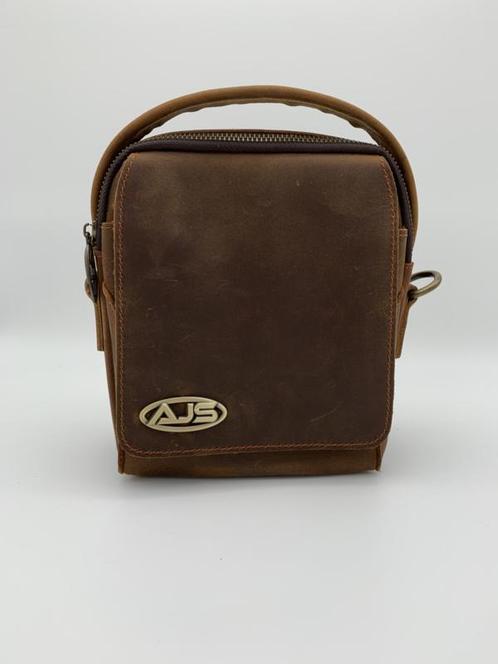 Handtas bruin leren crossbody bag 100% leer, Auto-onderdelen, Overige Auto-onderdelen, Nieuw, Ophalen of Verzenden