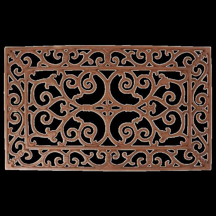 Decoratief ornament - Polen - Gietijzeren deurmat, Antiek en Kunst, Curiosa en Brocante