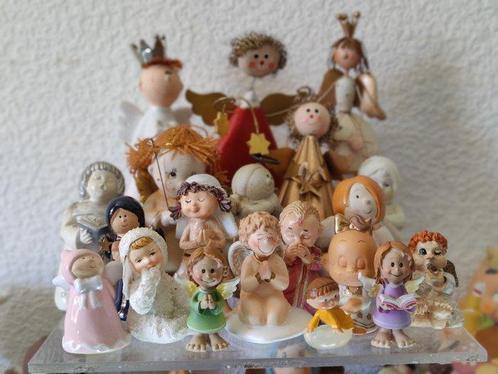 Themacollectie - Collection of 63 Varied Vintage Angel, Antiek en Kunst, Antiek | Speelgoed