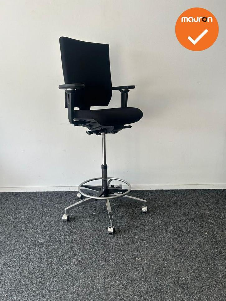 Dauphin - Just Magic  - Baliestoel - Zwart - Chroom voetkrui, Articles professionnels, Aménagement de Bureau & Magasin | Mobilier de bureau & Aménagement