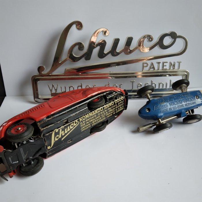 Schuco - Modelauto (4) - Schuco lot de 2 autos mécaniques, 3, Antiek en Kunst, Antiek | Speelgoed