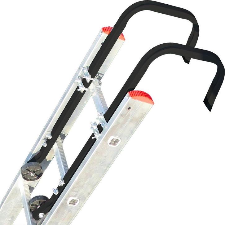 Nokhaak - dakhaak voor ladders - 50x22 cm - zwart, Doe-het-zelf en Bouw, Ladders en Trappen, Nieuw, Ophalen of Verzenden