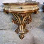 Nachtkastje - Hout - Een paar wandnachtkastjes, Italië,