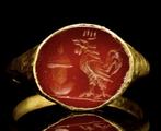 Romain antique Or jaune Bague